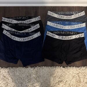 Calvin Klein Boxer Briefs - Navy, Black, Blue, Gray